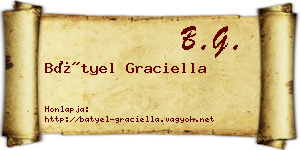 Bátyel Graciella névjegykártya